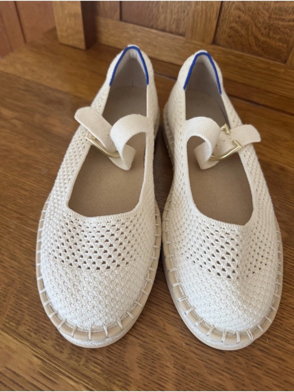 Rothy's The Espadrille Mary Jane in Jasmine white